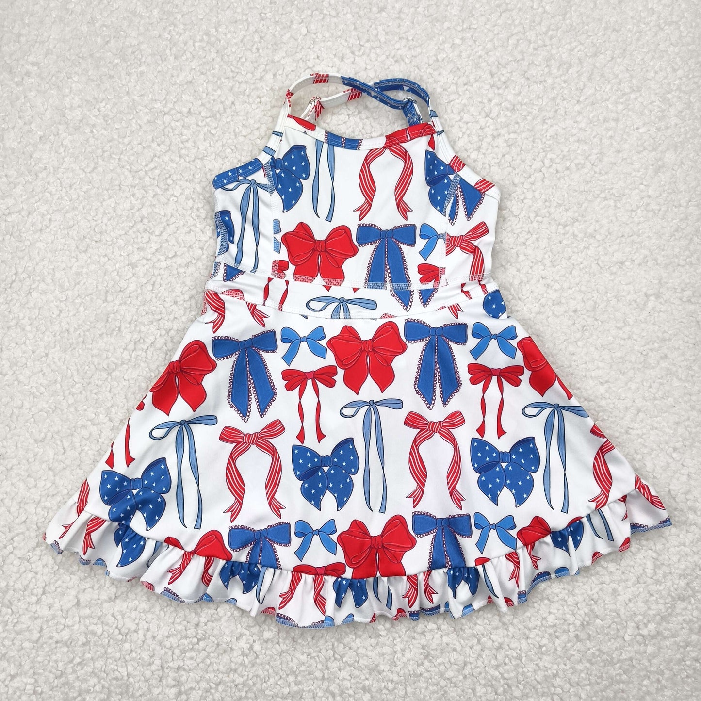 4th of July yoga sleeveless print girl set