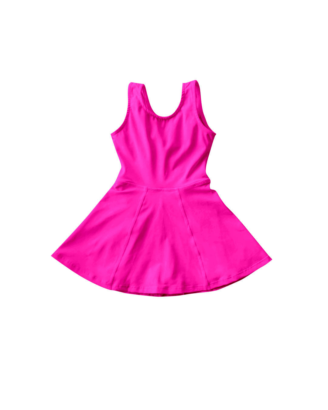 pre -order Hot pink print girl yoga dress GSD2431