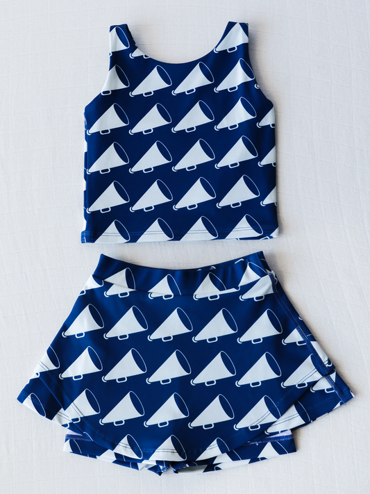 pre -order navy print girl set GSD2451