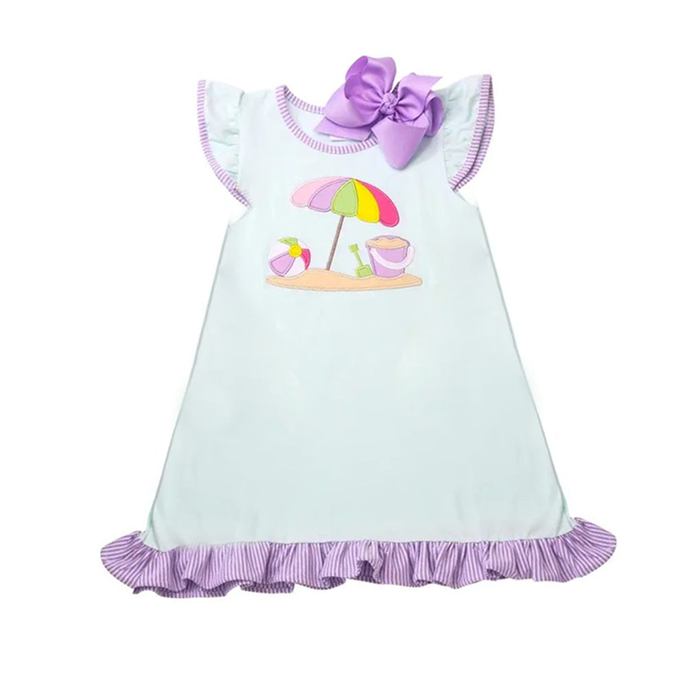 pre -order umbrella print girl dress GSD2454