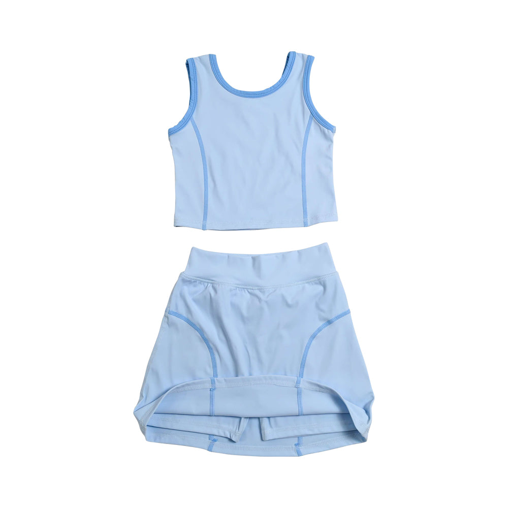 Athletic Blue Skort Outfits GSD2674