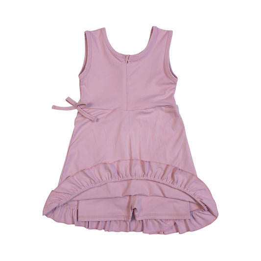 Athletic Pink Sleeveless Girls Dress GSD3034