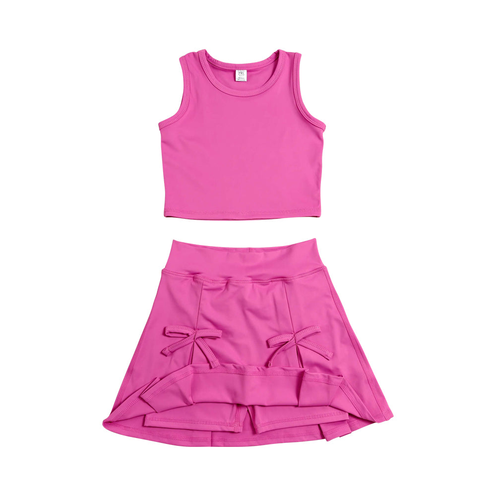 Athletic Hot Pink Skort Outfits GSD3758