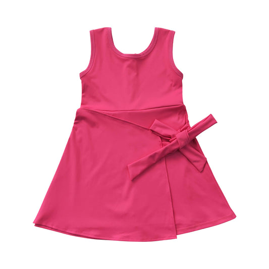 Athletic Pink Girls Dress GSD3878