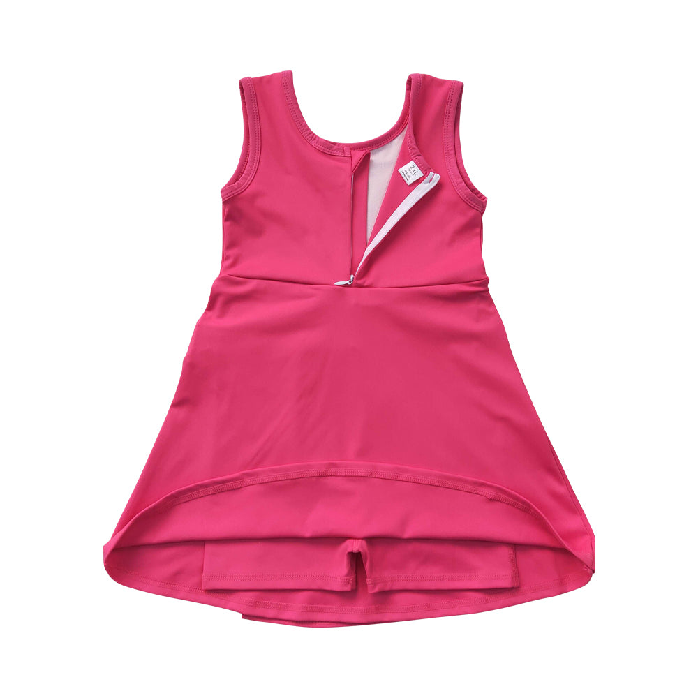 Athletic Pink Girls Dress GSD3878