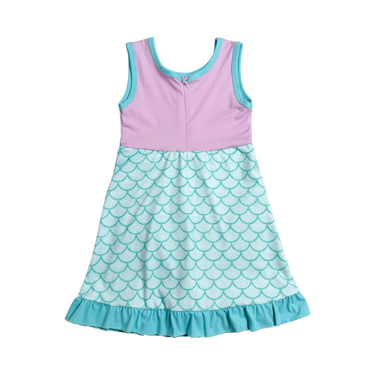 Athletic Pink Fishscales Girls Dress GSD4125
