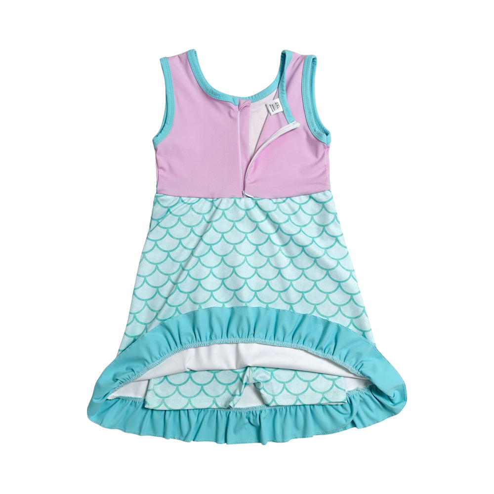 Athletic Pink Fishscales Girls Dress GSD4125