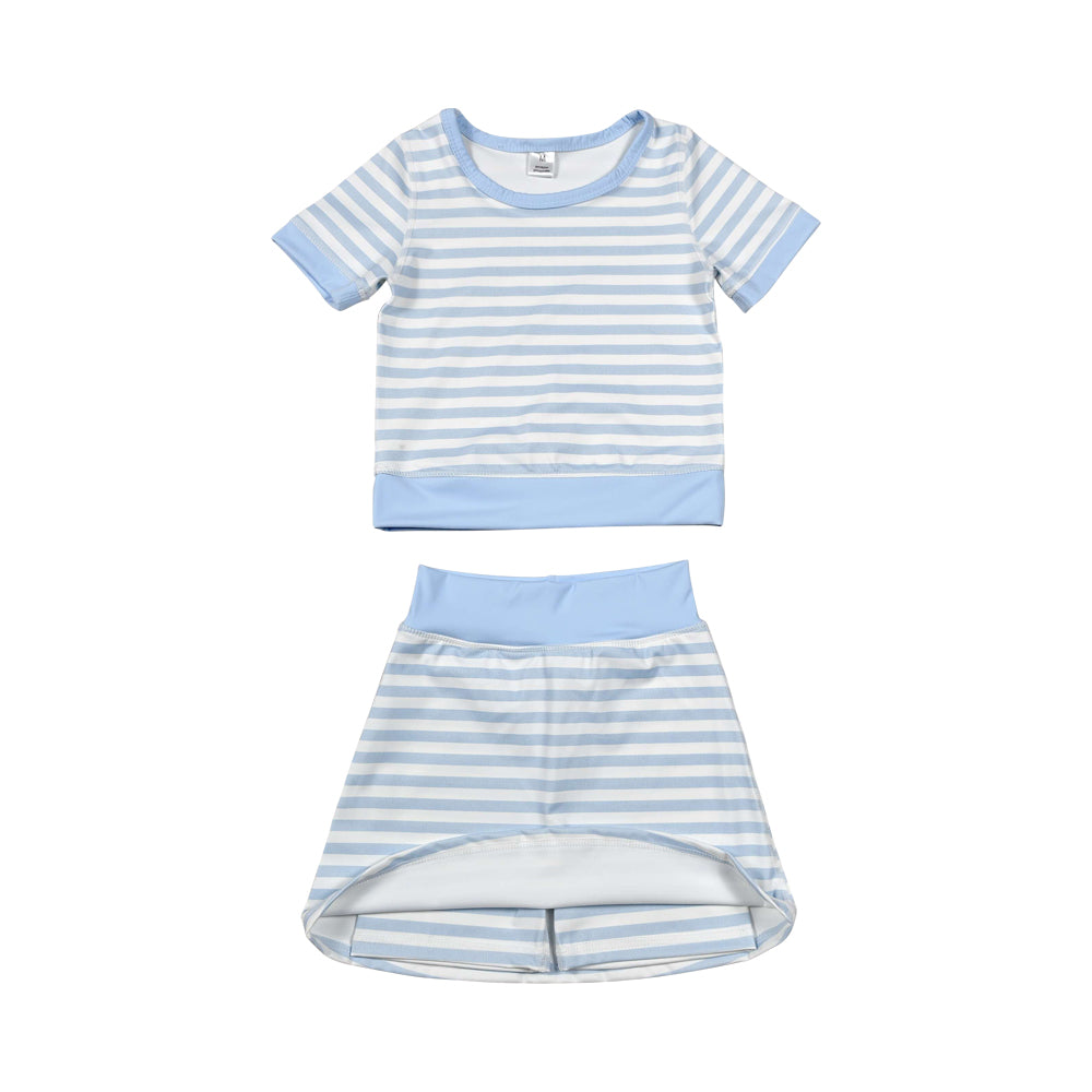 Athletic stripe Skort Outfits GSD4162