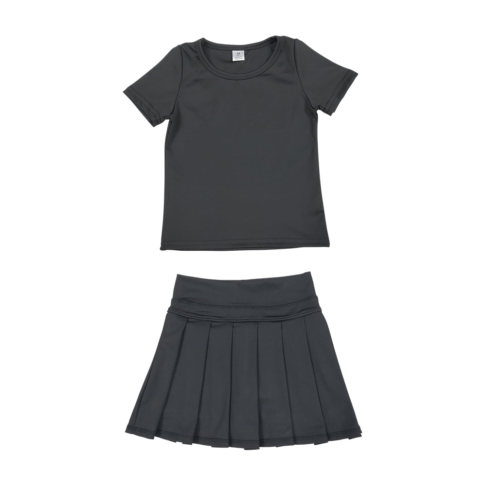 Athletic Black Tennis Skort Outfits GSD4274