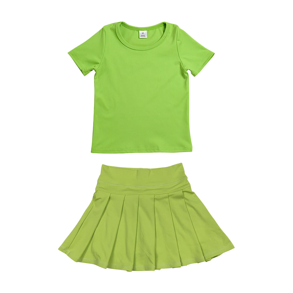 Athletic Green Tennis Skort Outfits GSD4279