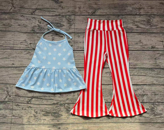 pre -order star stripe girls Summer set GSPO1974
