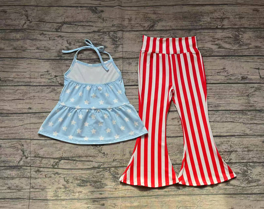 pre -order star stripe girls Summer set GSPO1974