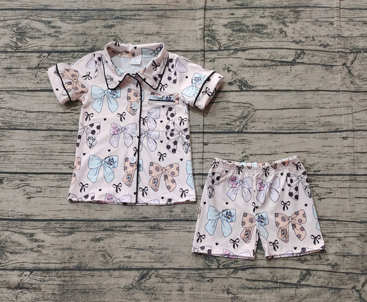 pre -order bows pajamas girl setGSSO1810