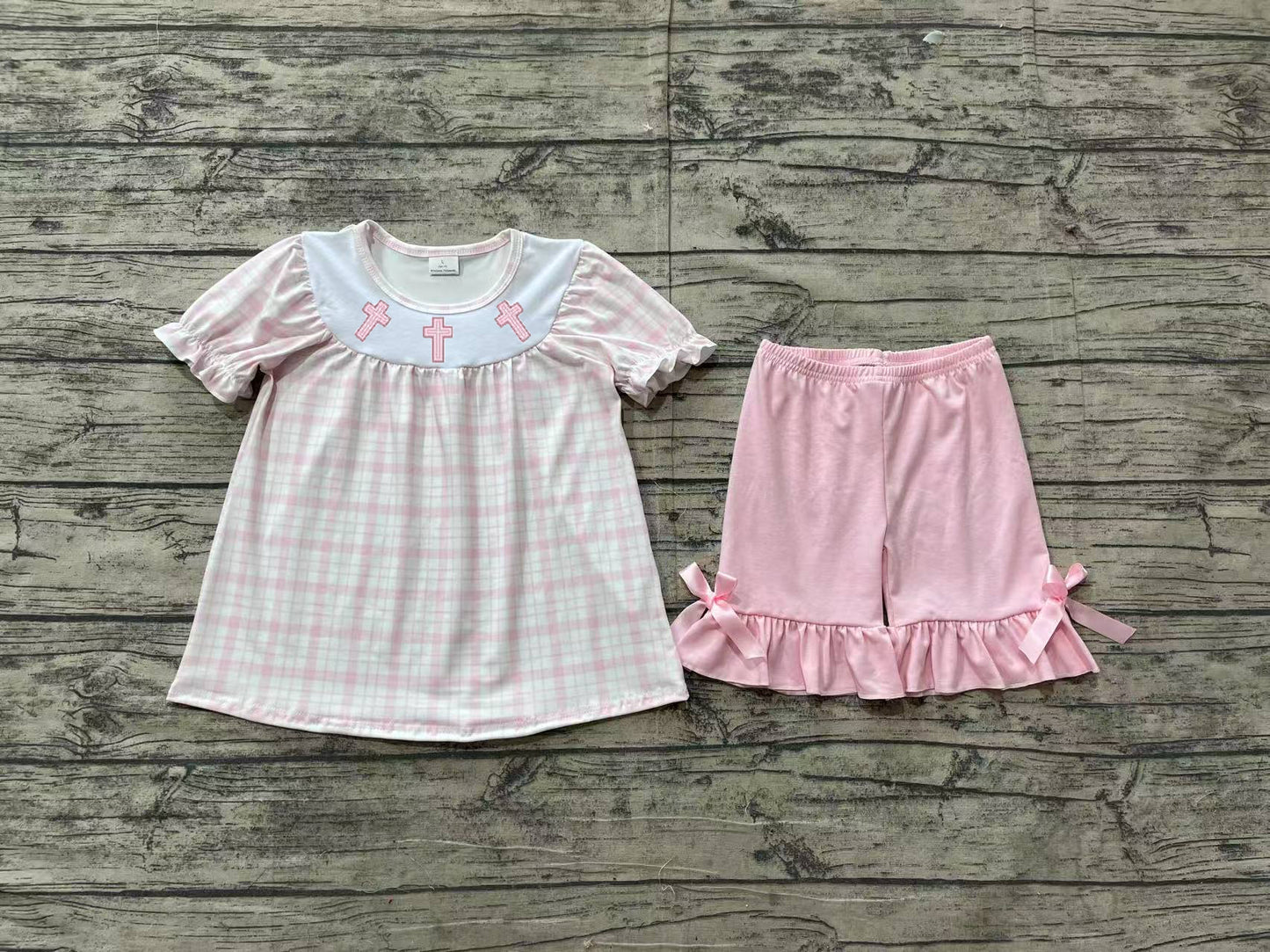pre -order Pink plaid girl setGSSO1855