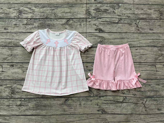 pre -order Pink plaid girl setGSSO1855