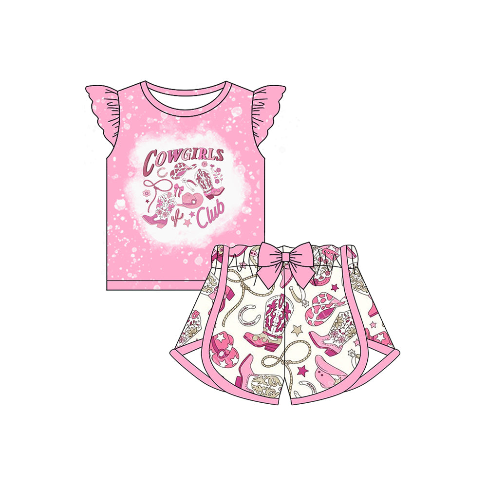 pre -order pink boots cowgirl Set GSSO2145