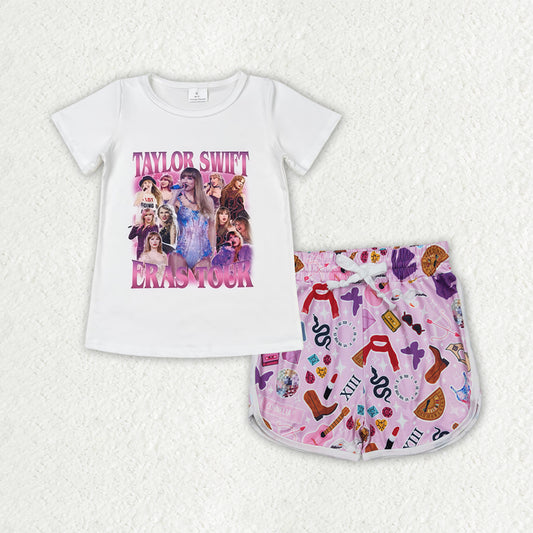 pre -order purple print girl set GSD2545