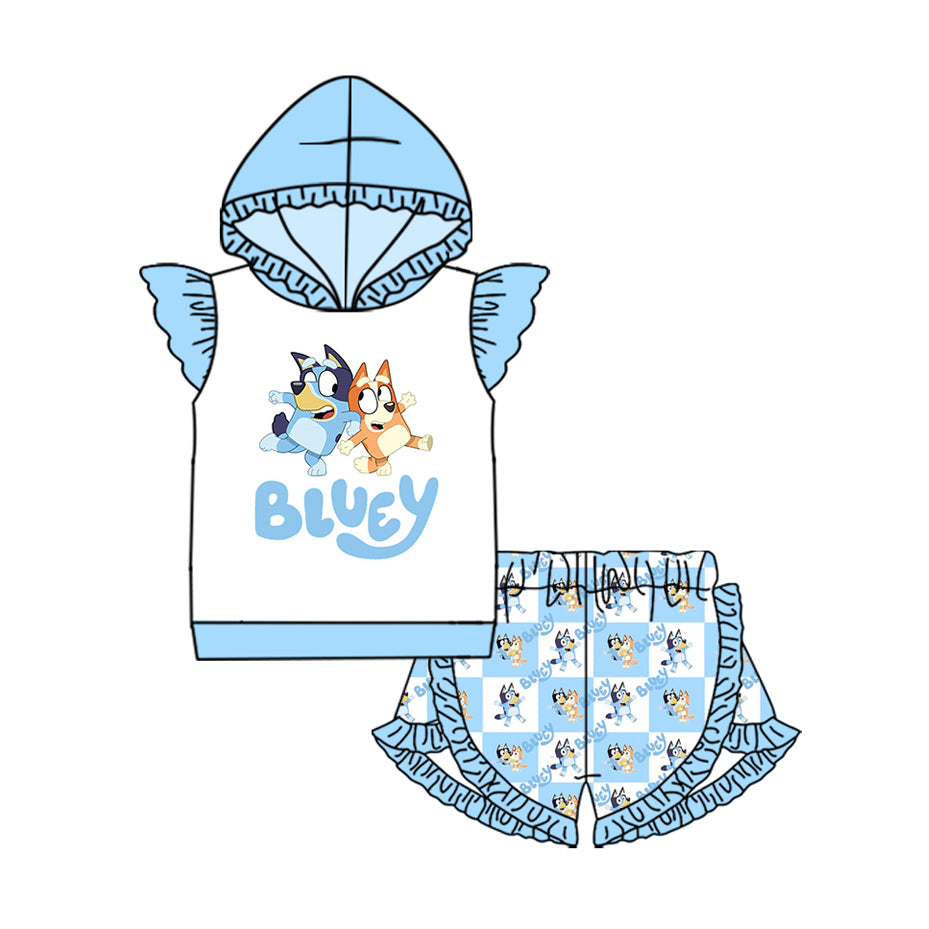 pre -order Blue cartoon girl set GSSO2595