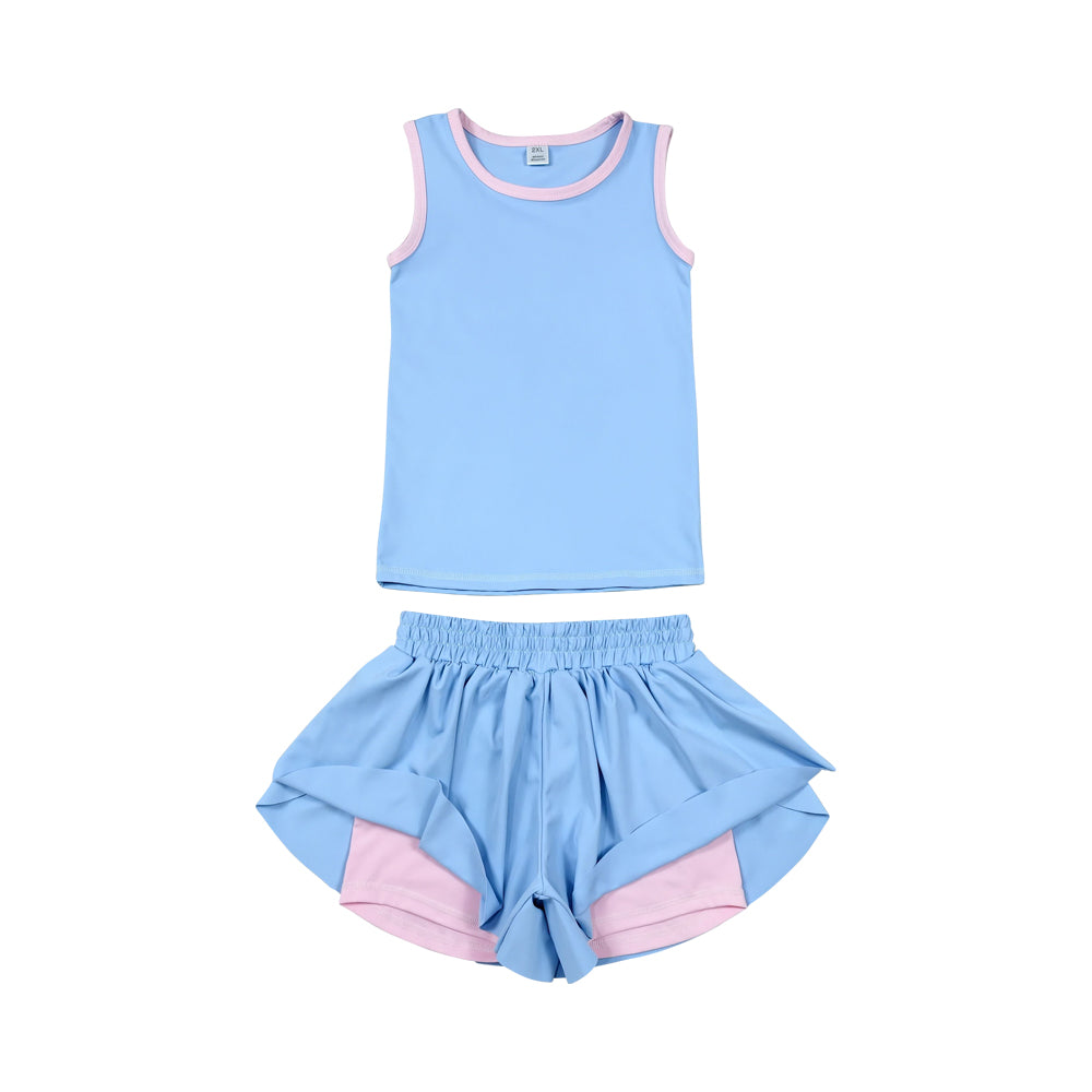 Athletic Blue Skort Outfits GSSO3527