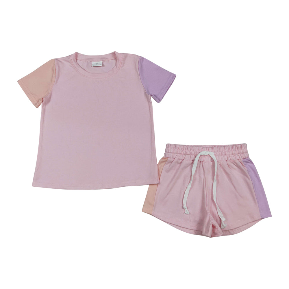 Summer Pink Purple Girls Outfit GSSO3638
