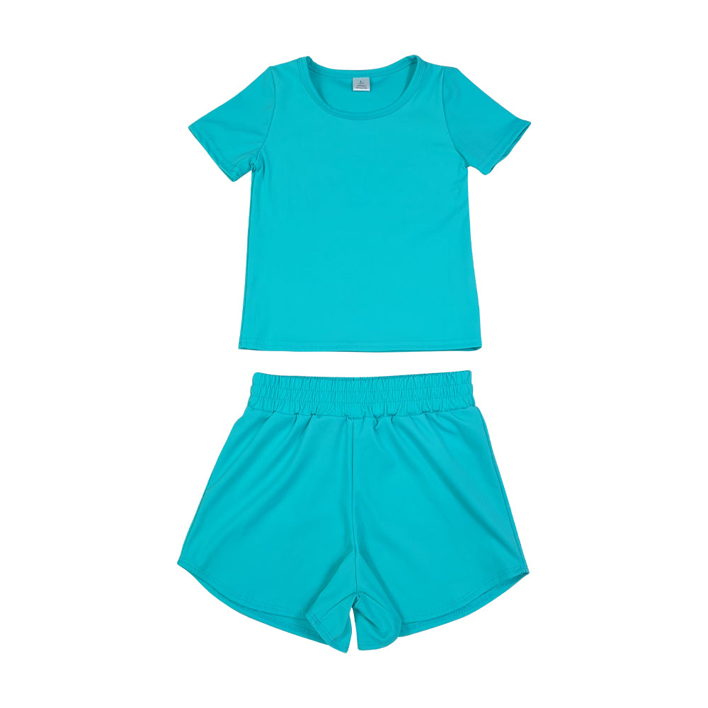 Athletic Blue Sports Active Girls Set GSSO3771