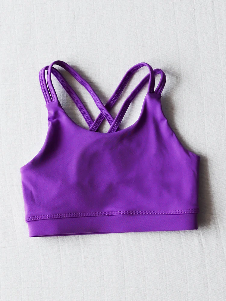pre -order purple Print Sleeveless yoga clothes GT1003