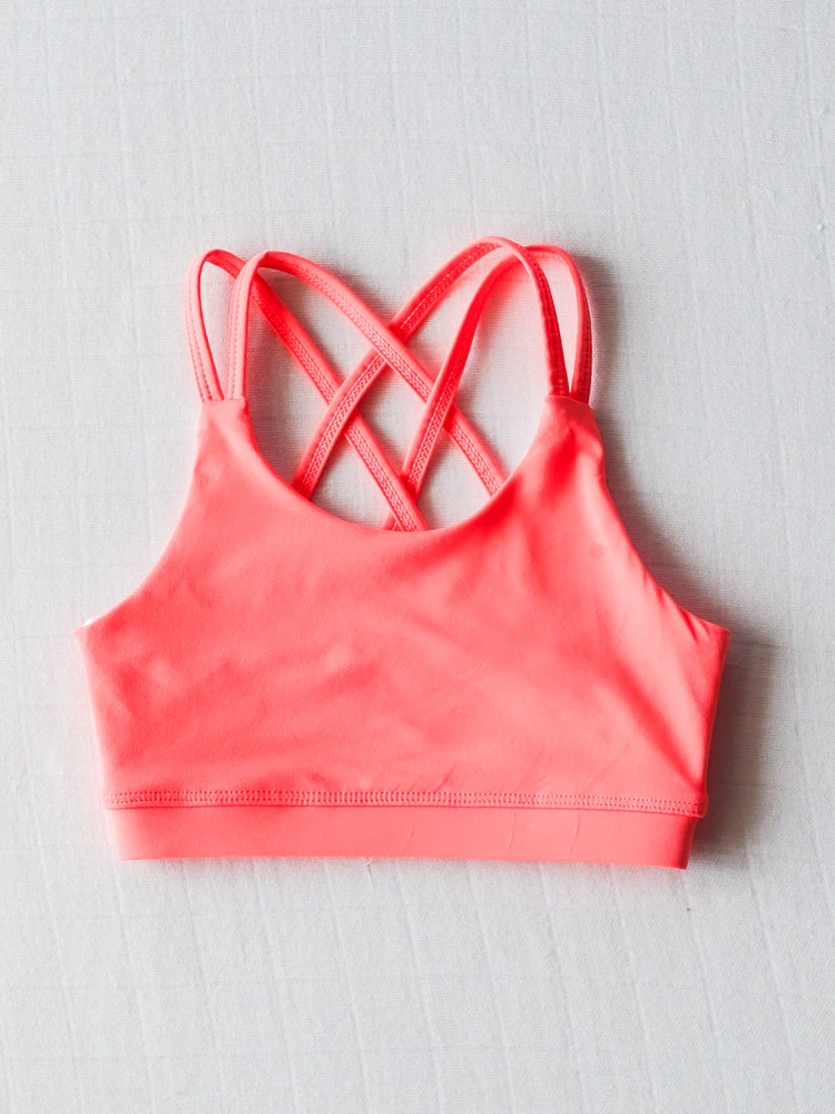 pre -order peach pink Print Sleeveless yoga clothes GT1004