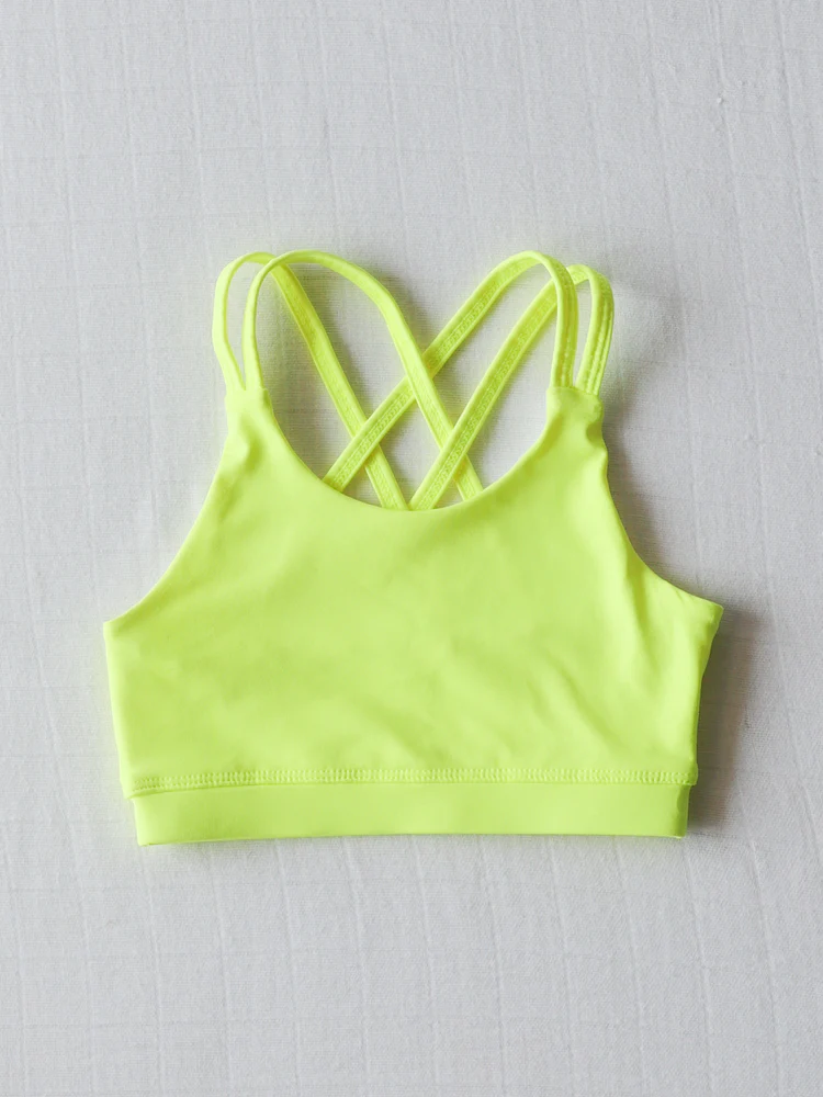 pre -order yellow green Print Sleeveless yoga clothes GT1005