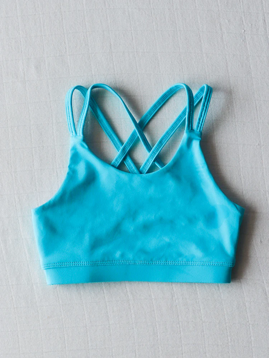 pre -order blue Print Sleeveless yoga clothes GT1007