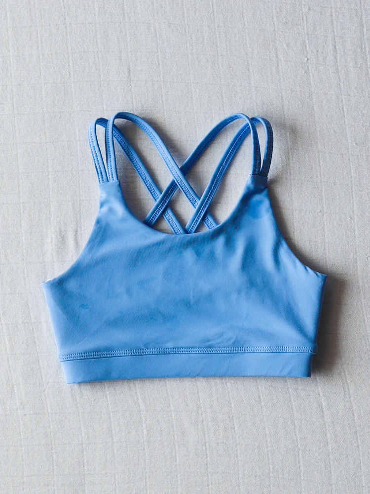 pre -order dark blue Print Sleeveless yoga clothes GT1009