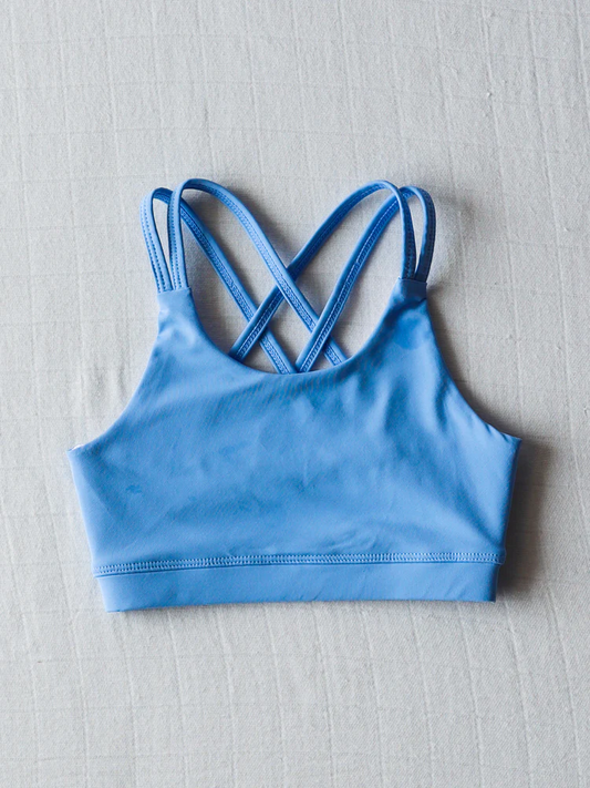pre -order dark blue Print Sleeveless yoga clothes GT1009