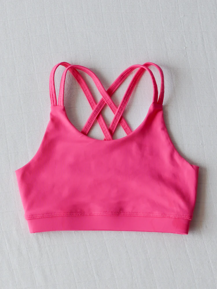 pre -order hot pink Print Sleeveless yoga clothes GT1010