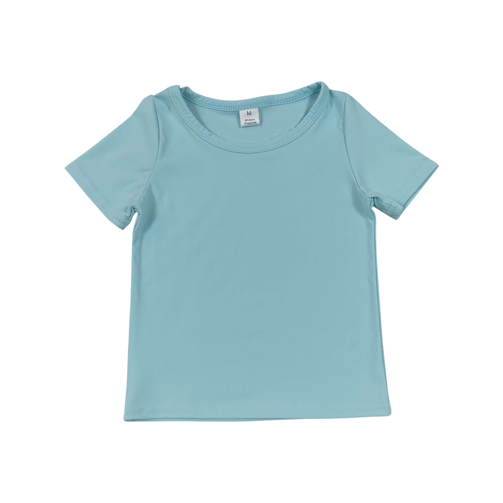 Coral light Blue yoga sport Girls Shirt Top GT1631