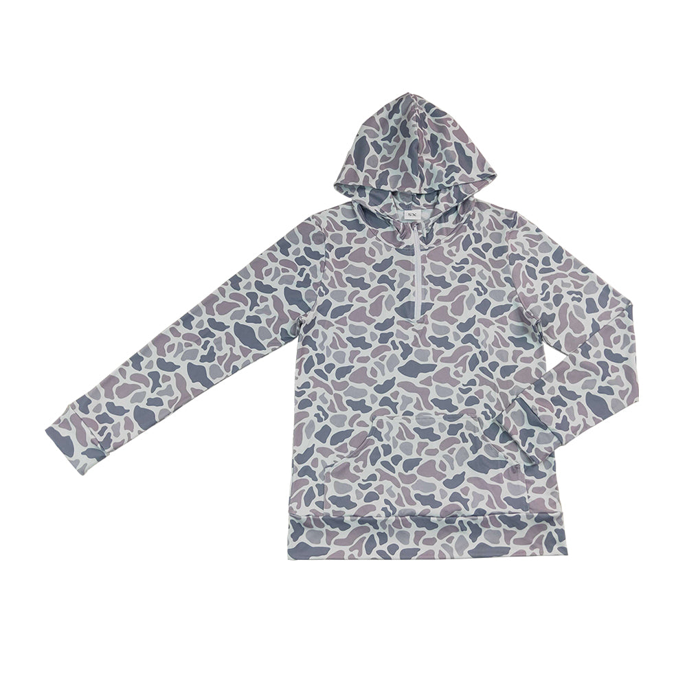 Grey Camo hoodies for women GT1708
