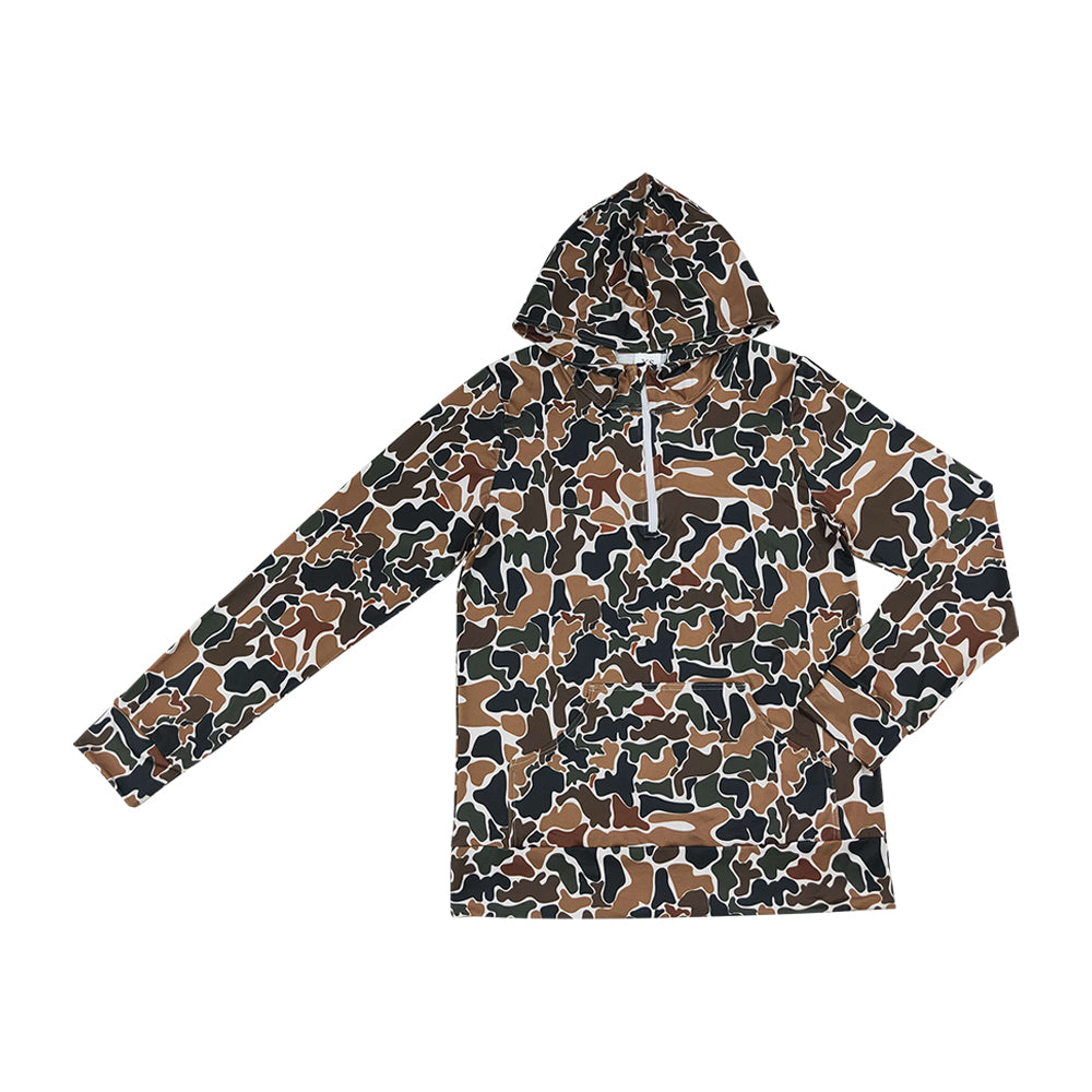 brown Camo hoodies for women GT1710