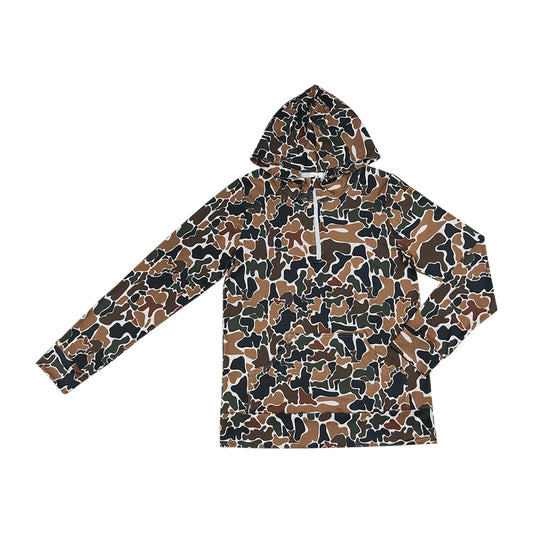 brown Camo hoodies for women GT1710