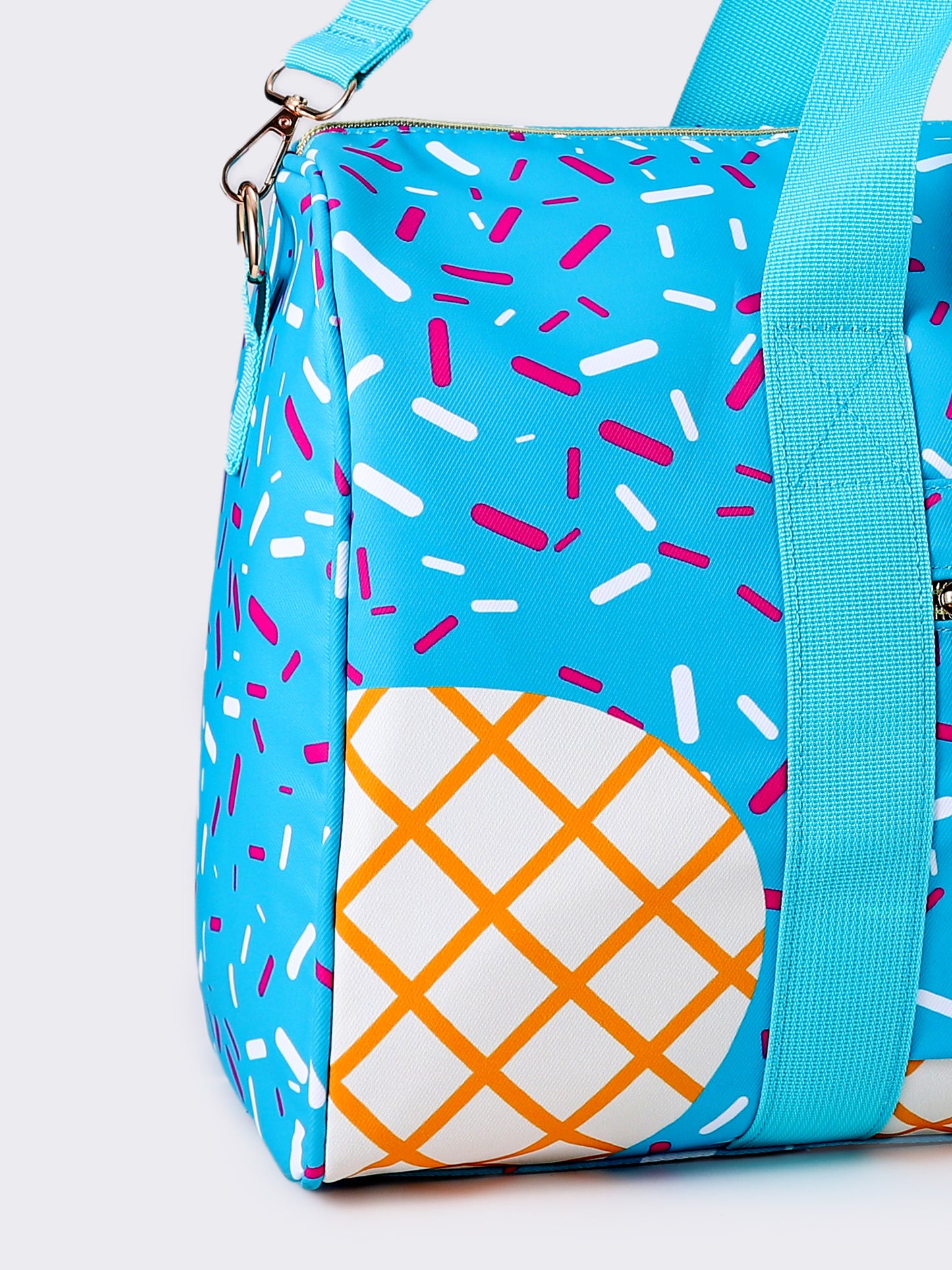 BA0304 Blue baseball ice cream the duffle bag ( us warehouse)
