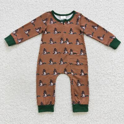 LR0524 duck boy Romper (usa warehouse)