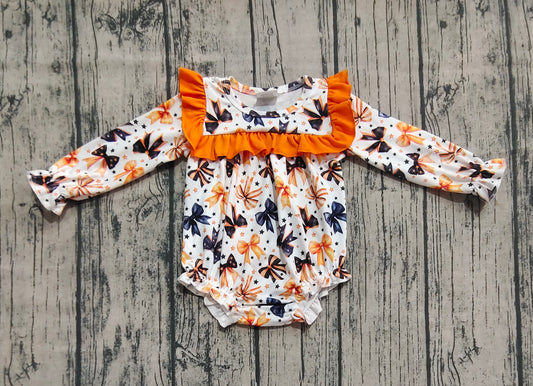 Pre- order colorful bows print romper LR2207