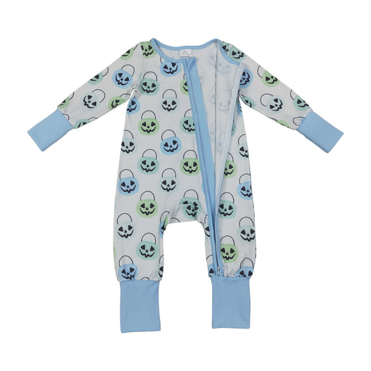 Halloween Pumpkin Baby Romper LR2534