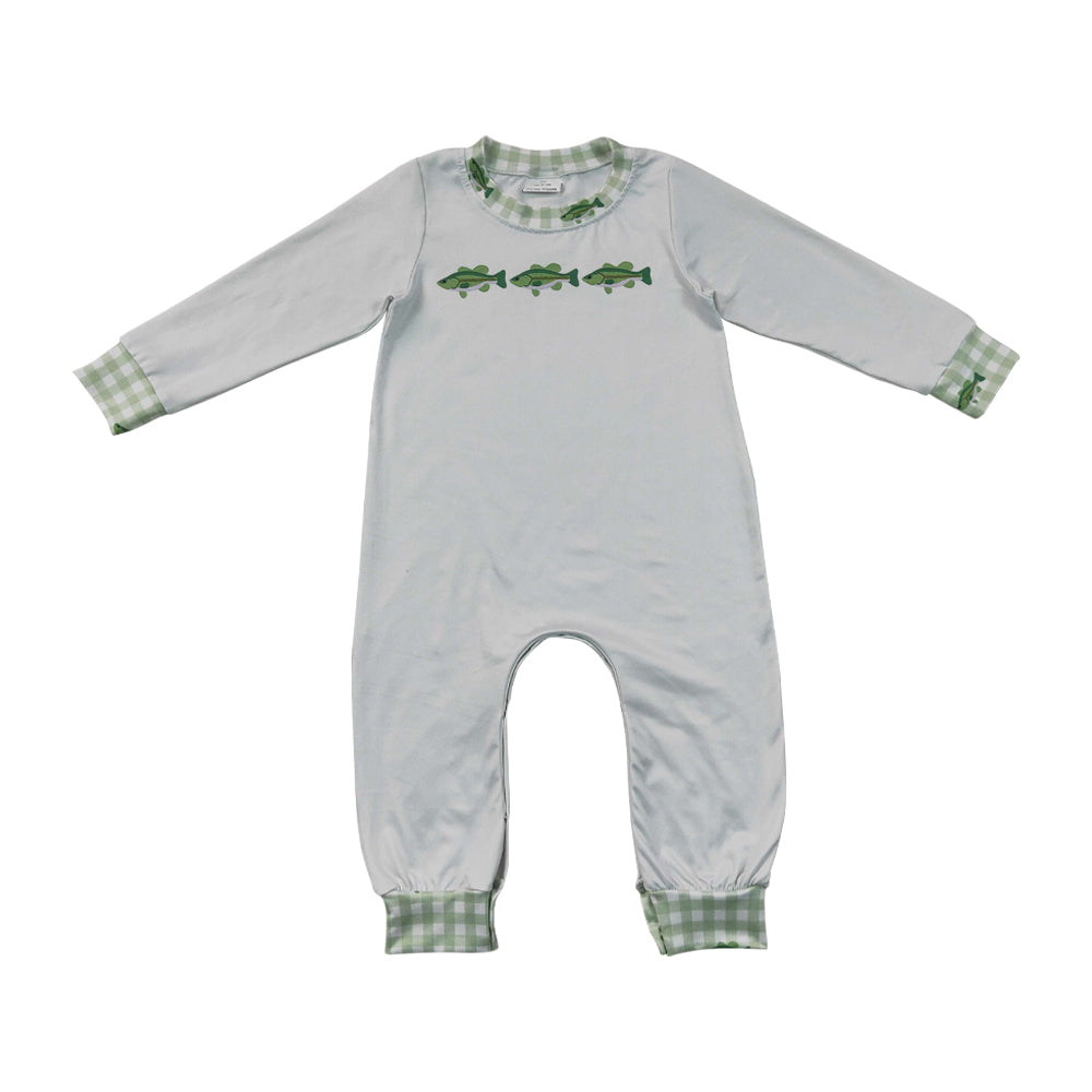 Fish Long Sleeve Baby Romper LR3006