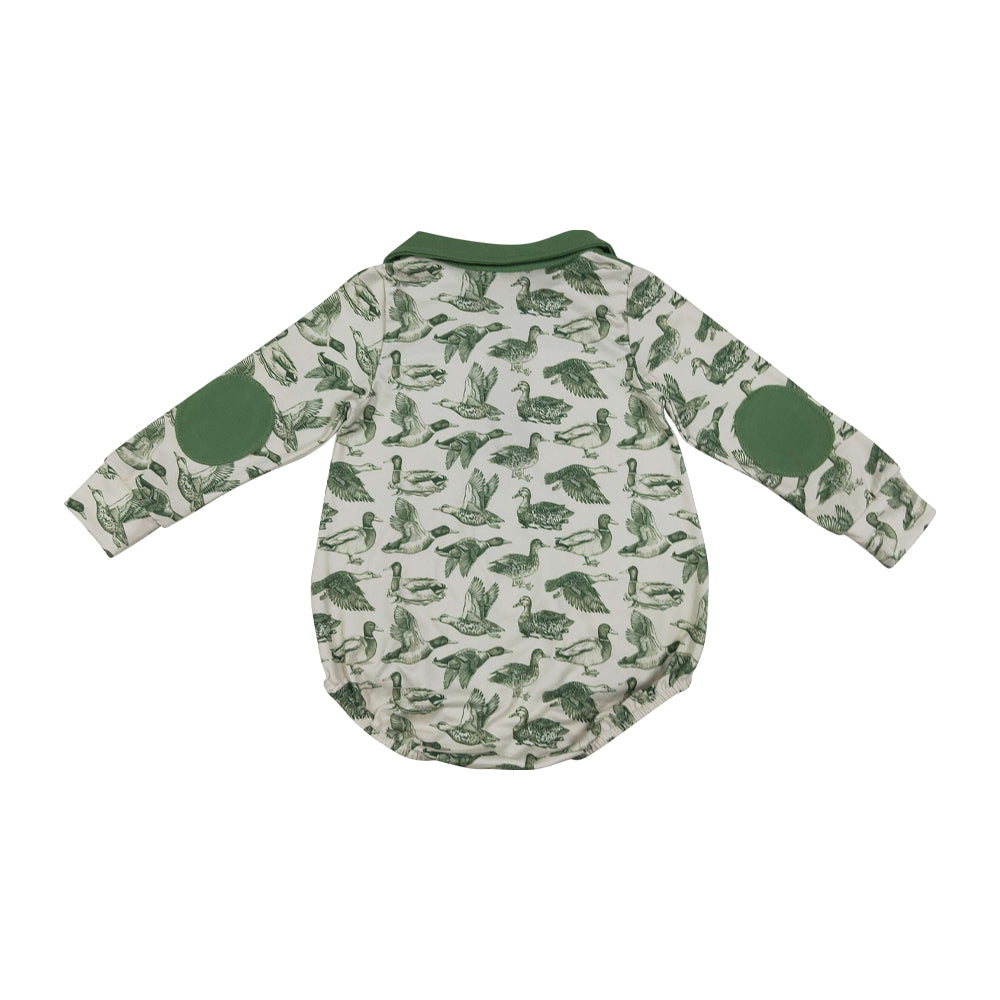 Duck Mallard hunting Long Sleeve Baby Romper LR3050