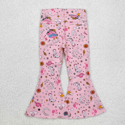 pink Cartoon Bell Jeans