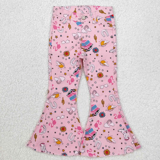 pink Cartoon Bell Jeans