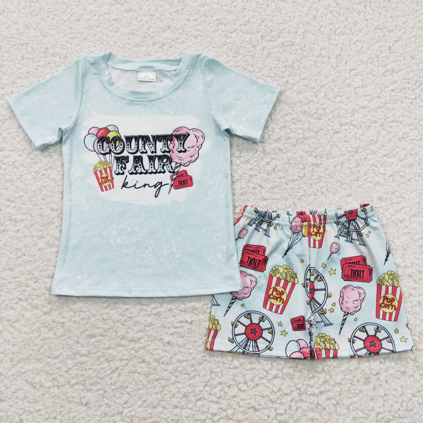 Blue bleach Boy Summer Set