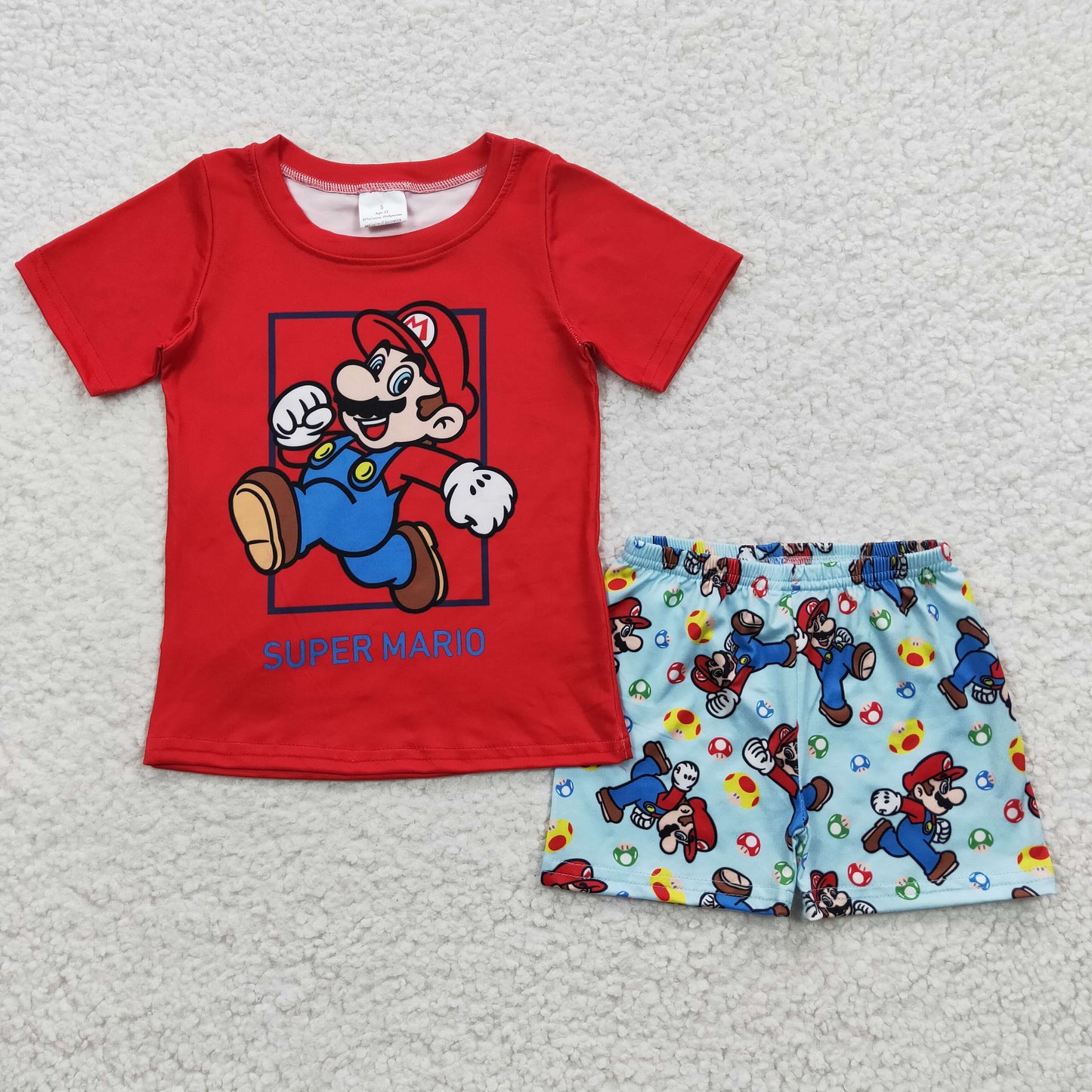 Red Cartoon Summer Girls Set