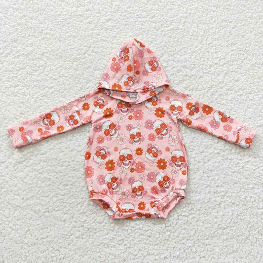 Halloween Flowers Cartoon long sleeves romper