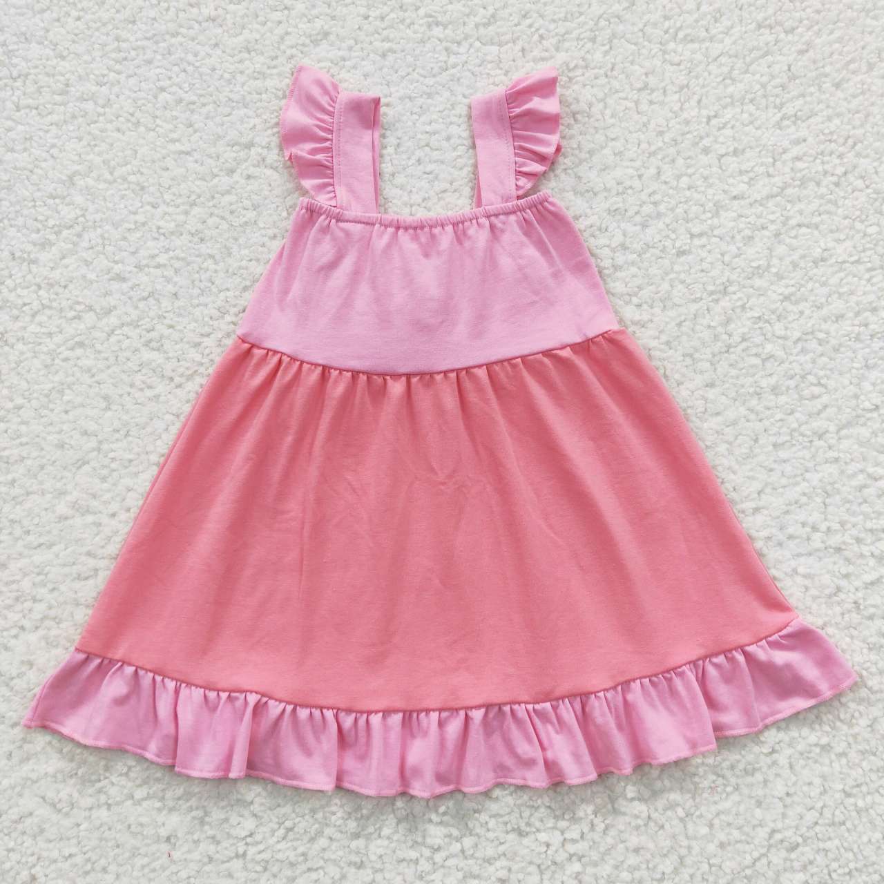 Pink With Bow Girls Dress