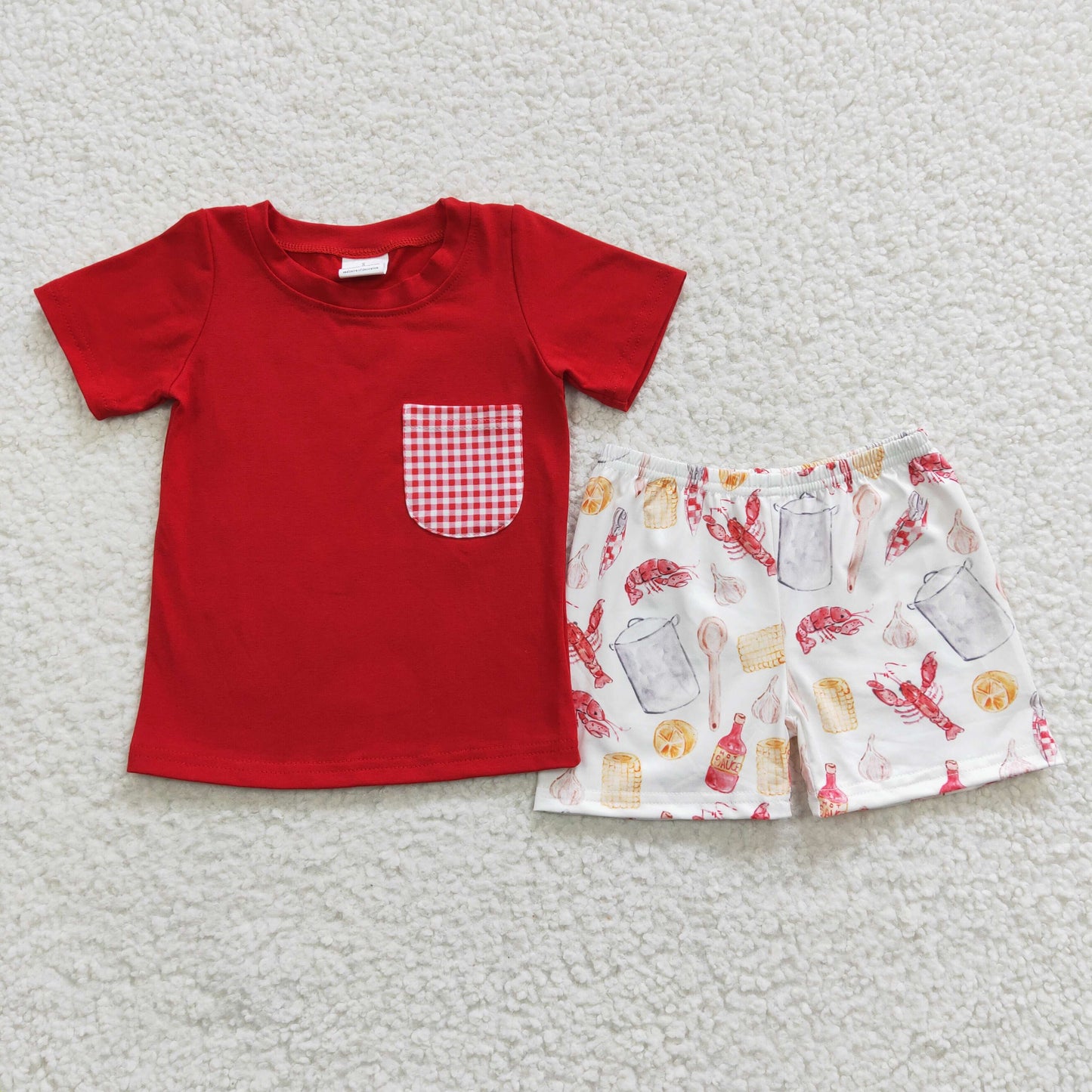 Red Lobster Summer Boy Set
