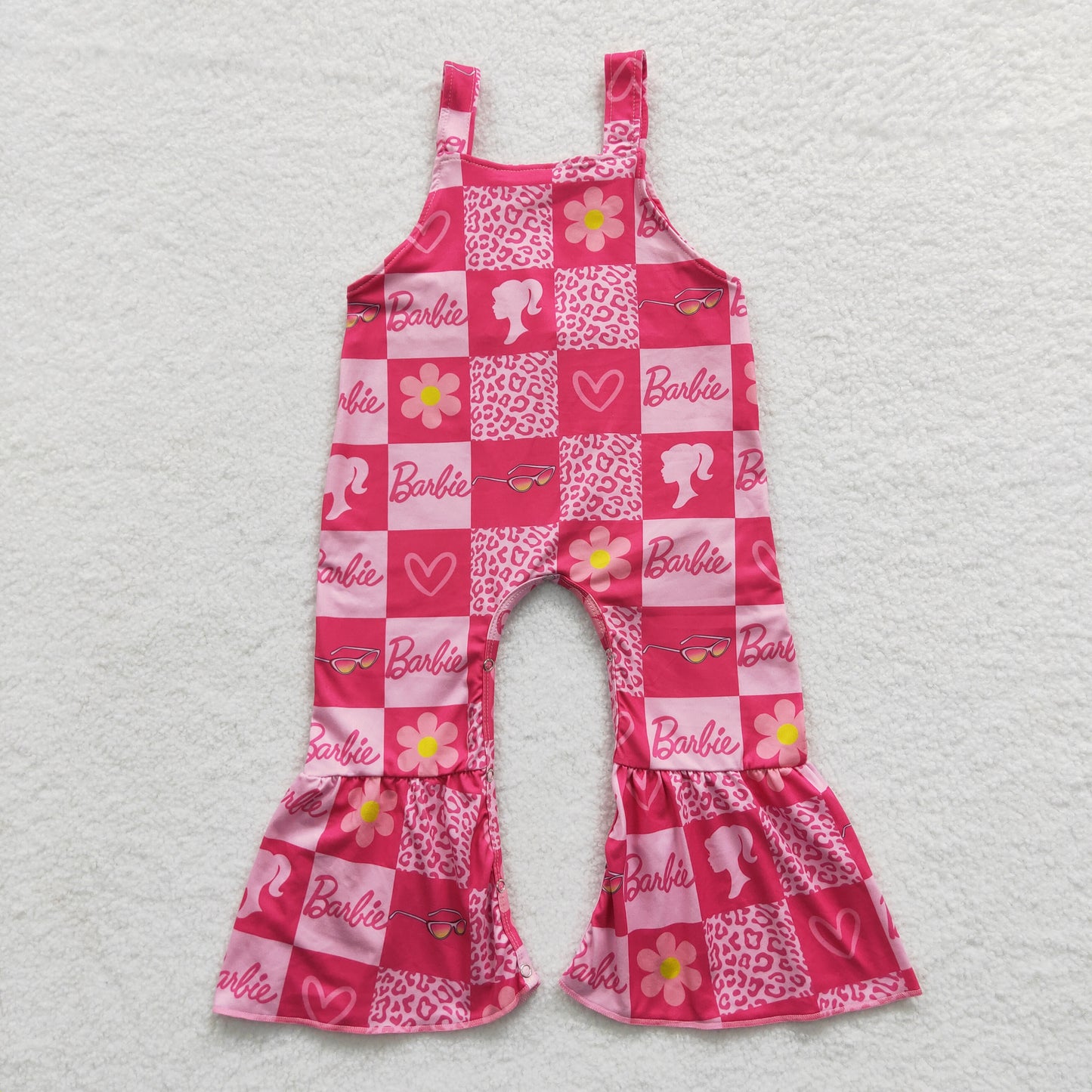 Pink Cartoon Jumpsuit